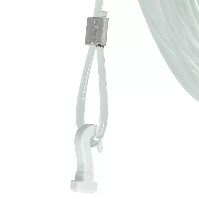 Nielsen Perlonseil - L x B: 200 cm x 2 mm, Passend für: Nielsen Galerieschiene Economy/Profi, Mit Schlaufe und Gleithaken - Detailaufnahme