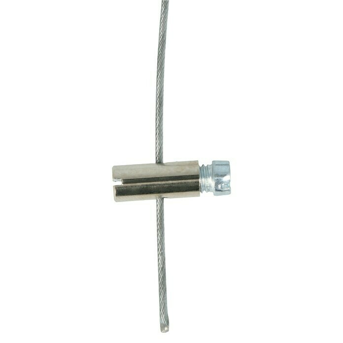 Nielsen Cable de acero trenzado (L x An: 200 cm x 1,3 mm, Específico para: Riel de galería de Nielse económico/profesional, Con riel atornillado)