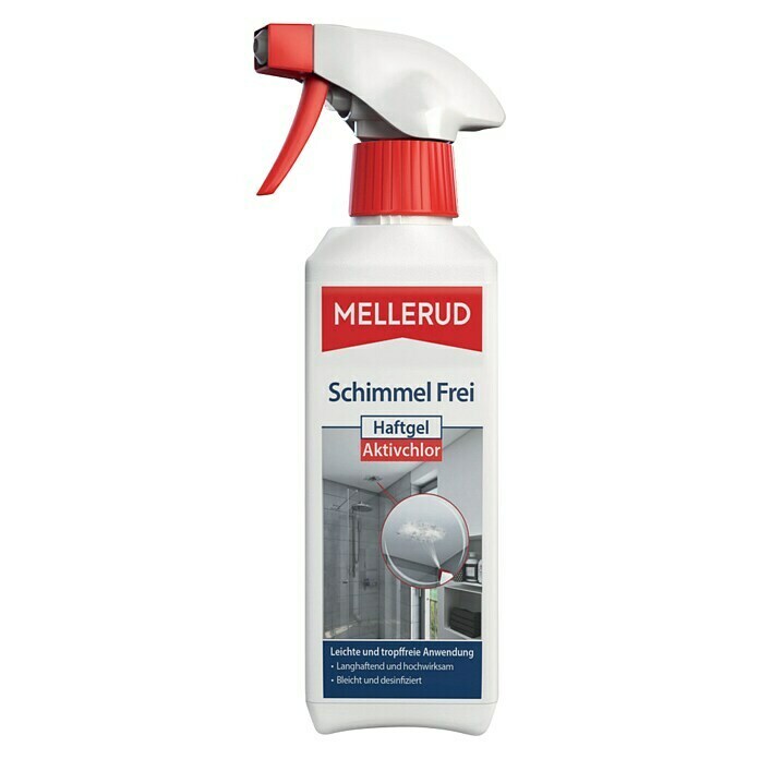 Mellerud Schimmelfrei Haftgel250 ml, Flasche mit Sprühpistole Front View