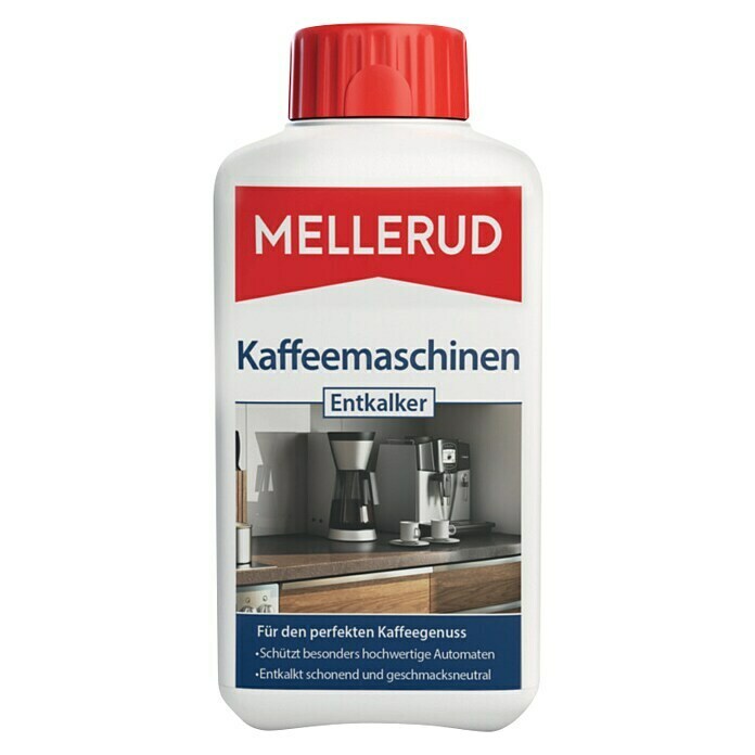 Mellerud Kaffeemaschinen-Entkalker500 ml, Flasche mit kindergesichertem Verschluss Front View