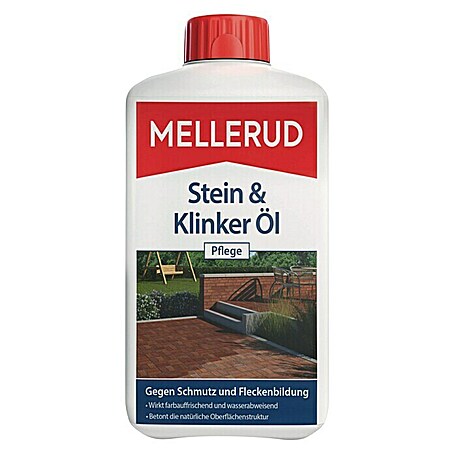 Mellerud Stein- & Fliesenpflege Stein- & Klinker-Öl (1.000 ml, Flasche mit kindergesichertem Verschluss)