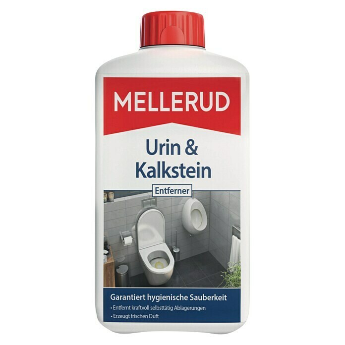 Mellerud Urin- & Kalksteinentferner1 l, Flasche mit kindergesichertem Verschluss Front View