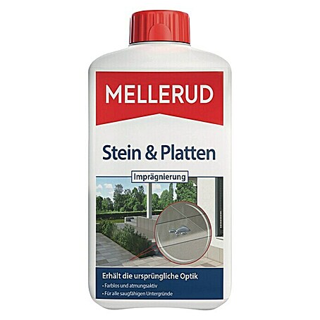 Mellerud Imprägnierung Stein- & Platten-Imprägnierung (Beton, Pflaster und Platten, 1.000 ml)