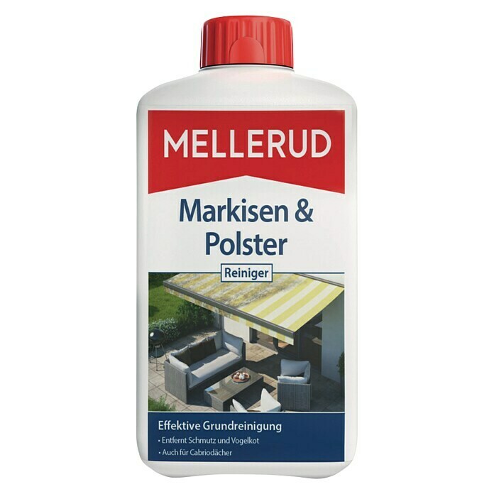 Mellerud Reinigungsmittel Markisen- & Polster-Reiniger1 l, Flasche mit kindergesichertem Verschluss Front View