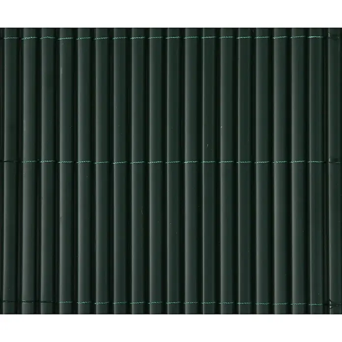 Balkonsichtschutz - Grün, 300 x 180 cm - Nahaufnahme eines grünen Bambusrollos, ideal für Garten und Balkon, bietet Sichtschutz und natürliche Optik.
