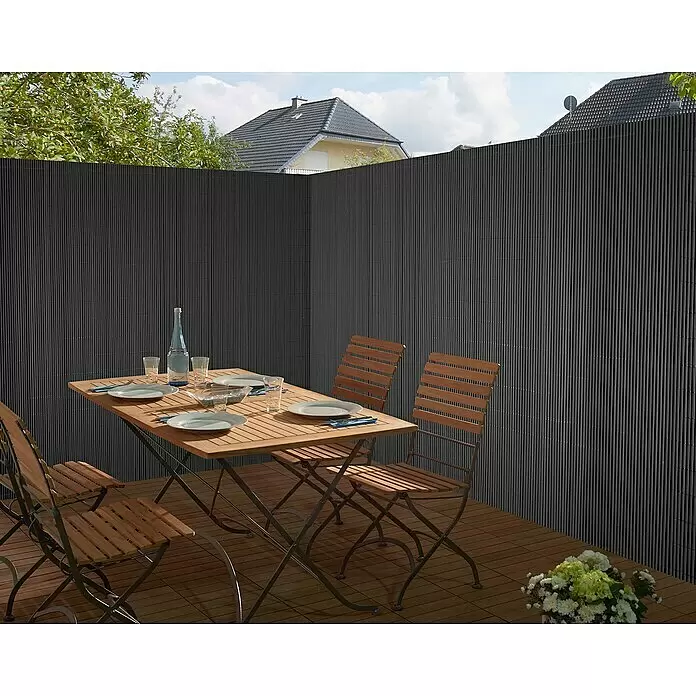 Gardol Comfort Sichtschutzmatte - Anthrazit, 300 x 180 cm - Stimmungsaufnahme