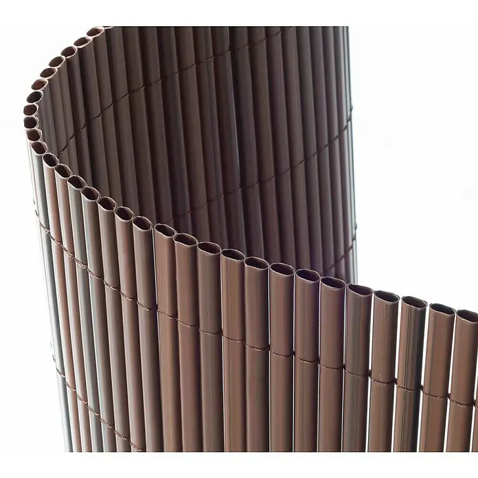 Gardol Comfort Sichtschutzmatte - Braun, 300 x 180 cm - Brauner Sichtschutz aus gerollten Rohren, ideal für Garten oder Terrasse. Flexibel einsetzbar, bietet er Privatsphäre und Schutz vor Wind.