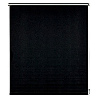 Estor enrollable opaco Clip&Fix Blackout Reflect  (An x Al: 120 x 180 cm, Negro)