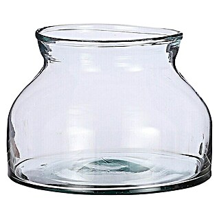 Jarrón Vienne (Ø x Al: 27 x 15 cm, Vidrio, Transparente)
