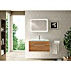 Camargue Stella Waschtischunterschrank (47 x 80 x 39 cm, 1 Schubkasten, Mit Beleuchtung, Berg Eiche)