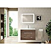 Camargue Stella K Badmöbel-Set K82E22 (Gesamtbreite Badmöbel: 80 cm, Eiche Maron, Matt, 3 -tlg.) | BAUHAUS