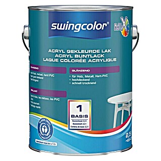 swingcolor Mix Kleurlak Acryl 2in1 (Mengkleur basis, 2,5 l, Glanzend)