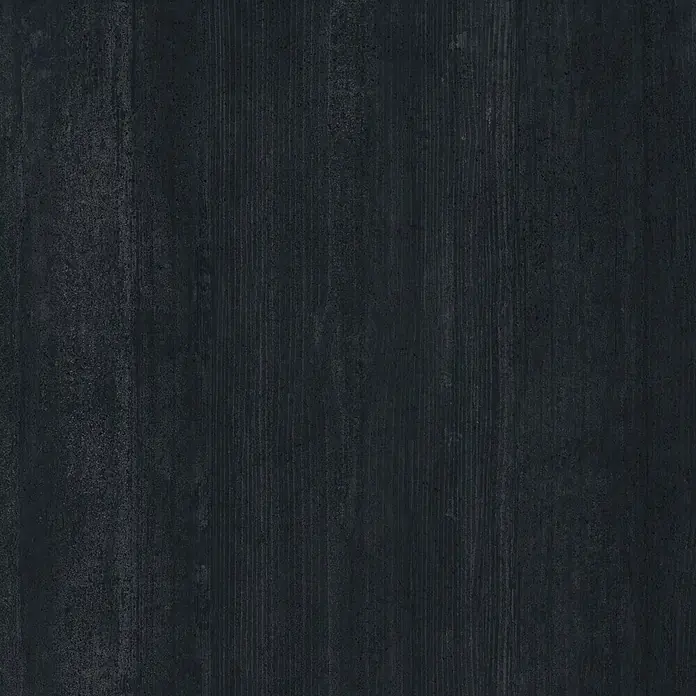 Terrassenfliese Garden Black Struktur - 59,7 x 59,7 x 2 cm, Schwarz, Matt - Dunkles Holzfurnier mit feiner Maserung für hochwertige Möbel und Innenausbau. Elegante, zeitlose Ästhetik.