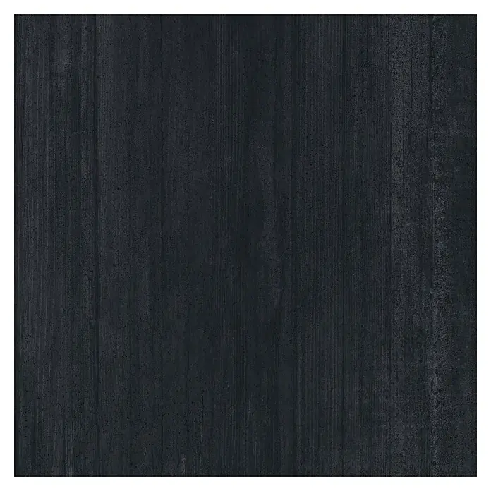 Terrassenfliese Garden Black Struktur - 59,7 x 59,7 x 2 cm, Schwarz, Matt - Dunkle Holzoberfläche mit feiner Maserung und rustikalem Charme, ideal für moderne und traditionelle Einrichtungsstile.