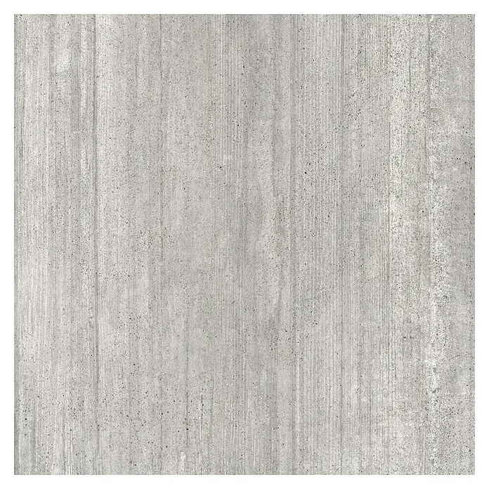 Terrassenfliese Garden Grey Struktur - 59,7 x 59,7 x 2 cm, Grau, Matt - Graue Betonplatte mit einer dezenten Holzmaserung, ideal für moderne Interieurs und langlebige Oberflächen.