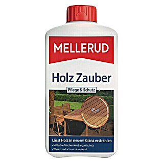 Mellerud Holz-Zauber Pflege und Schutz (1 000 ml, Flasche mit kindergesichertem Verschluss)