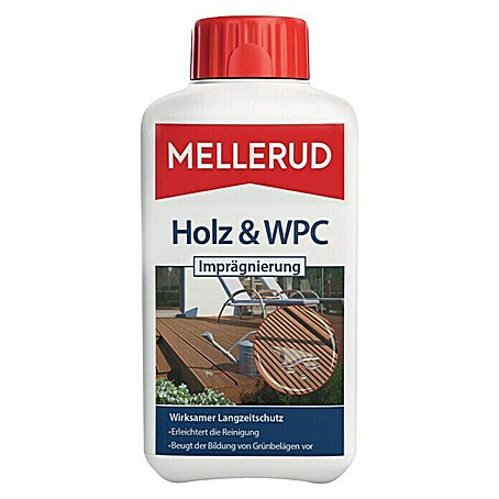 Mellerud Imprägnierung Holz- & WPC-Imprägnierung (500 ml, Klar)
