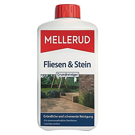 Mellerud Reinigungsmittel Fliesen & Stein Grundreiniger (1.000 ml, Flasche mit kindergesichertem Verschluss)