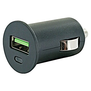 Schwaiger USB-Ladeadapter Quick Charge 3.0 (USB-A-Kupplung, Zigarettenanzünder-Stecker (SAE J563), Schwarz)