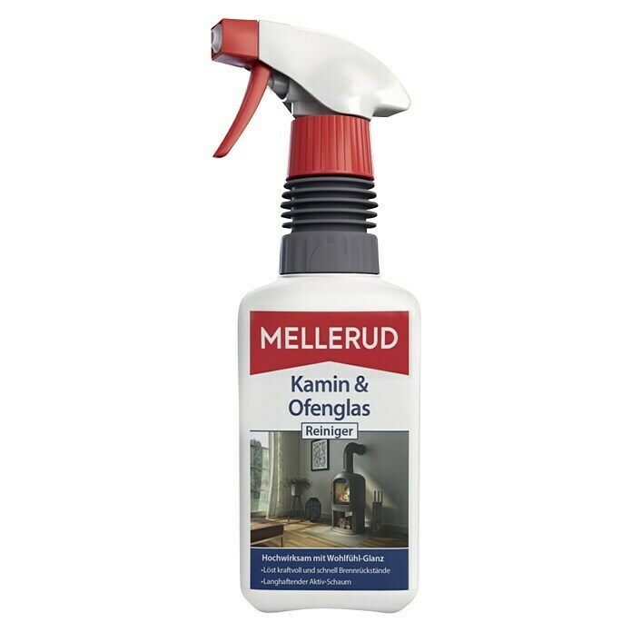 Mellerud Reinigungsmittel Kamin & Ofenglas Reiniger500 ml, Sprühen Front View