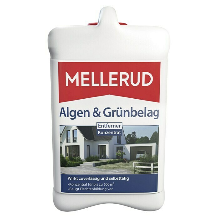 Mellerud Algen- & Grünbelagsentferner2,5 l, Kanister mit kindergesichertem Verschluss Front View