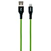 Schwaiger USB-Ladekabel (1,2 m, USB A-Stecker, Lightning-Stecker, Giftgrün) | BAUHAUS