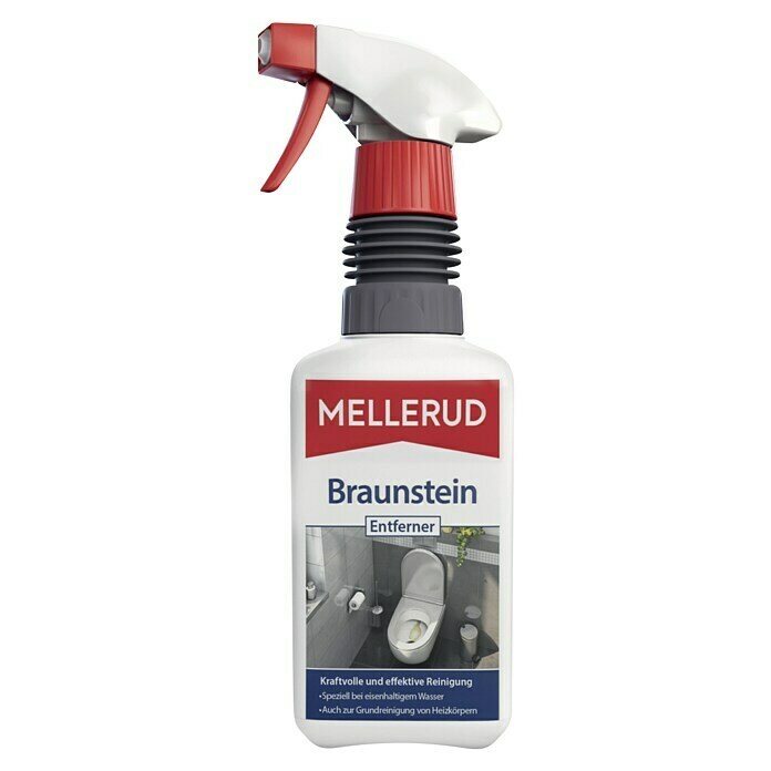 Mellerud Braunsteinentferner500 ml, Flasche mit Sprühpistole Front View