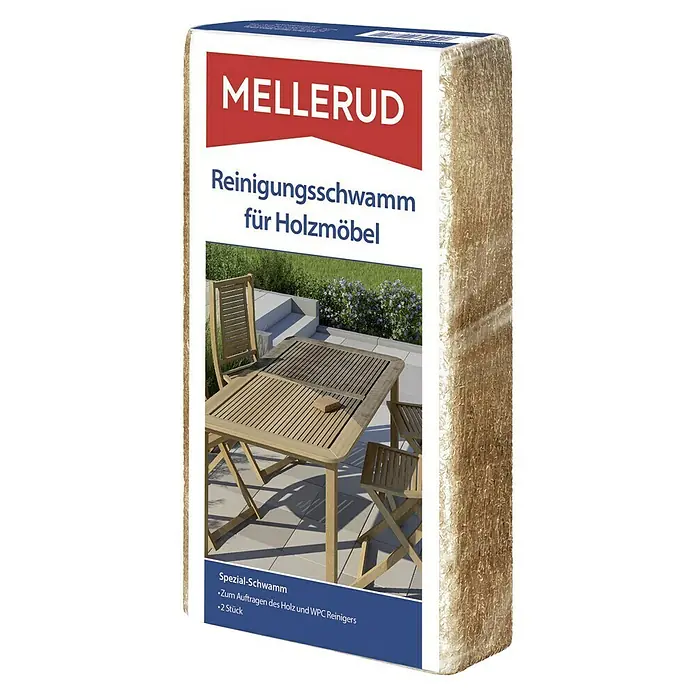 Mellerud Reinigungsschwamm - Geeignet für: Holzmöbel - Mellerud Reinigungsschwamm für Holzmöbel. Ideal zum Auftragen von Holz- und WPC-Reinigern. Im Lieferumfang sind zwei Stück enthalten.