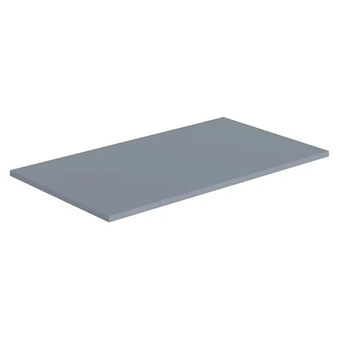 Artysan Encimera para lavabo Toja - 45,7 x 81 x 1,6 cm, Azul - Tablero rectangular gris, ideal para diseños minimalistas o como base sólida para diversos proyectos.