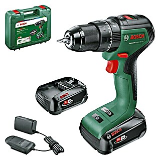 Bosch Power for All 18V Akku-Bohrschrauber UniversalDrill 18V-60 (18 V, 2 Akkus, 60 Nm)