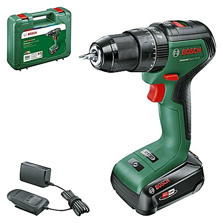 Bosch Power for All 18V Akku-Schlagbohrschrauber UniversalImpact 18V-60 (18 V, 1 Akku, 2 Ah, 60 Nm)