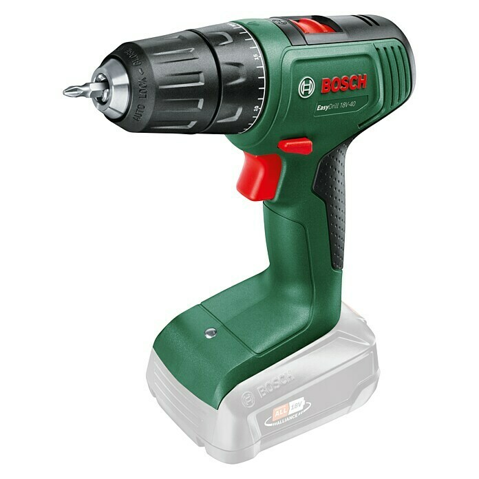 Bosch Power for All 18V Akku-Bohrschrauber EasyDrill 18V-40 (18 V, Ohne Akku, 40 Nm) | BAUHAUS