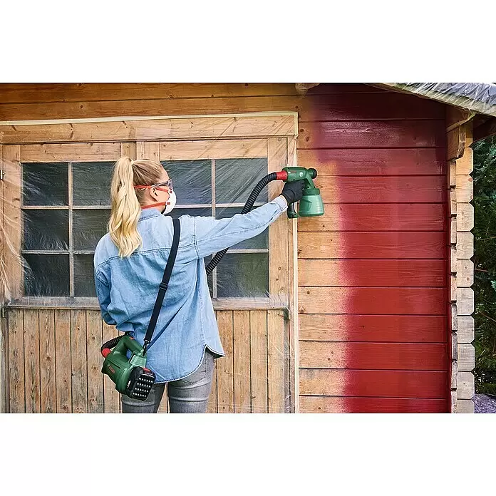 Bosch Power for All 18V Akku-Farbsprühsystem EasySpray 18V-100 - 18 V, Ohne Akku, Max. Fördermenge: 0,1 l/min - Anwendungsbeispiel