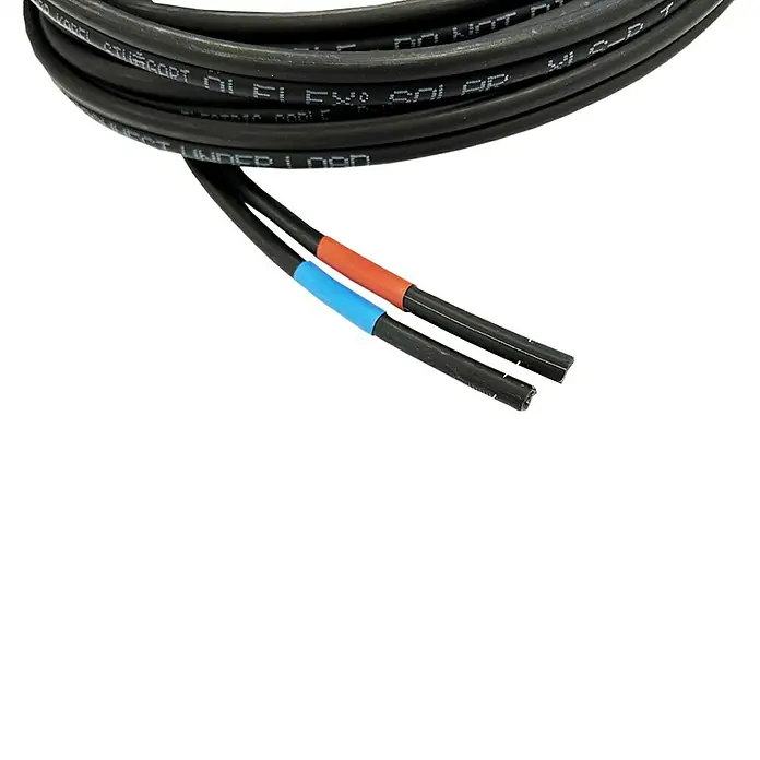 Offgridtec Verbindungskabel Solar - 0% MwSt. (gem. § 12 Abs. 3 UStG) - 8 m, 6 mm², MC-4-Stecker - Schwarzes ÖLFLEX-SOLAR-Kabel mit farbcodierten Enden. Ideal für Solarinstallationen und robuste Umgebungen.