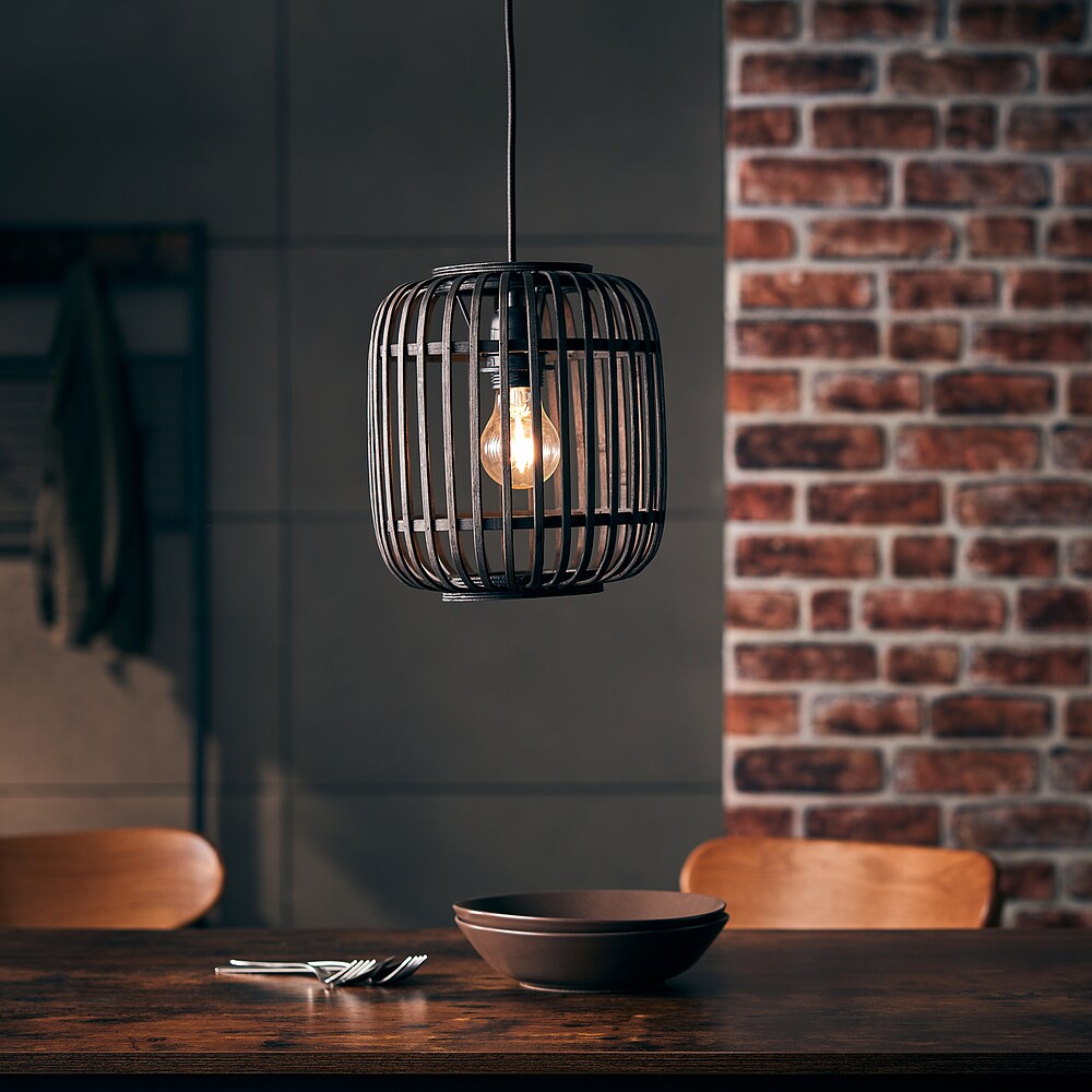 Brilliant Woodrow Hanglamp Bruin 93778/20