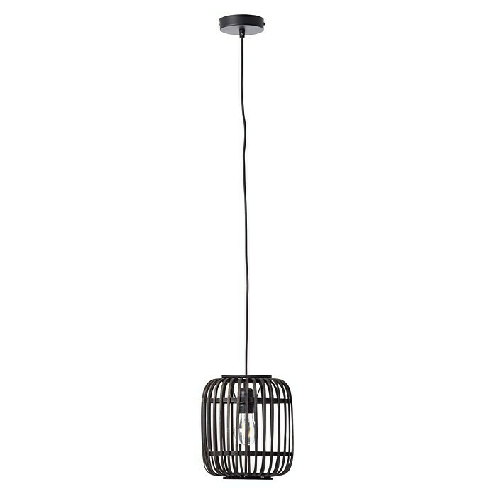 Brilliant Woodrow Pendelleuchte (E27, 60 W, Schwarz) | BAUHAUS