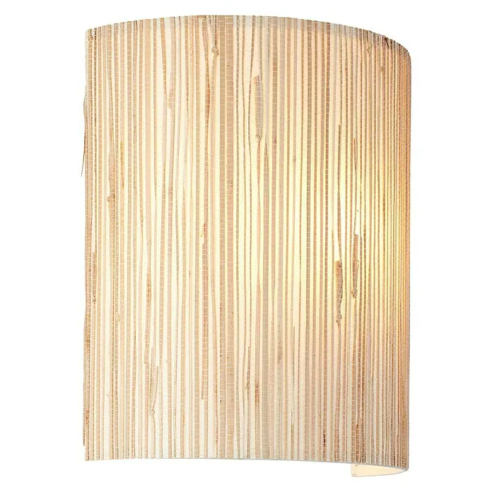 Brilliant Wimea Wandleuchte - 52 W, L x B x H: 12 x 23 x 26 cm, Natur/Seegras, E27 - Elegante Wandleuchte mit Naturfaser-Schirm. Schafft warmes, einladendes Licht und eine stilvolle Atmosphäre in jedem Raum.