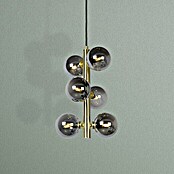 Lucide Tycho Pendelleuchte (6 x 28 W, Gold, L x B x H: 25,5 x 25,5 x 150 cm)