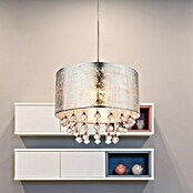 Globo Amy Pendelleuchte (60 W, Silber Metallic, Höhe: 140 cm)