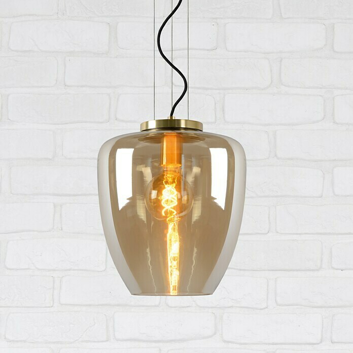 Lucide Pendelleuchte Florien (60 W, Amber, Höhe: 161 cm)