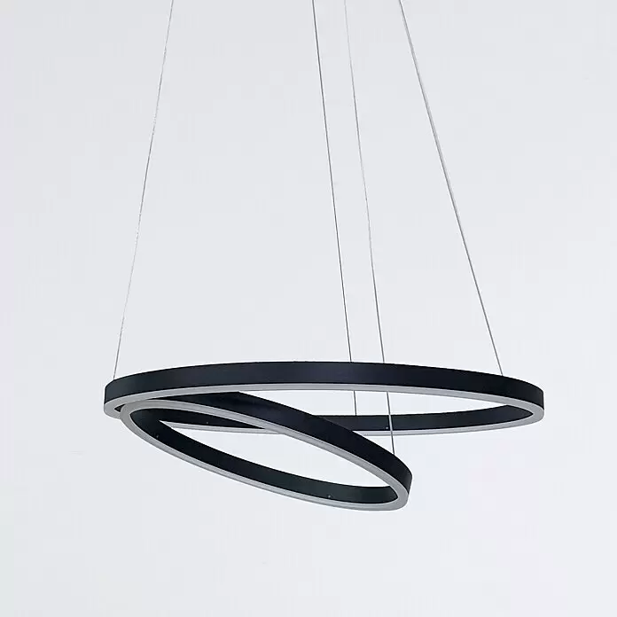 Direct Signs LED-Pendelleuchte Noble - Höhe: 150 cm, Schwarz, Durchmesser: 600 mm - Bildausschnitt