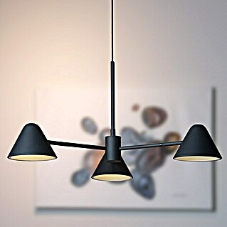 Lucide Devon LED-Pendelleuchte (Höhe: 65 cm, Schwarz)