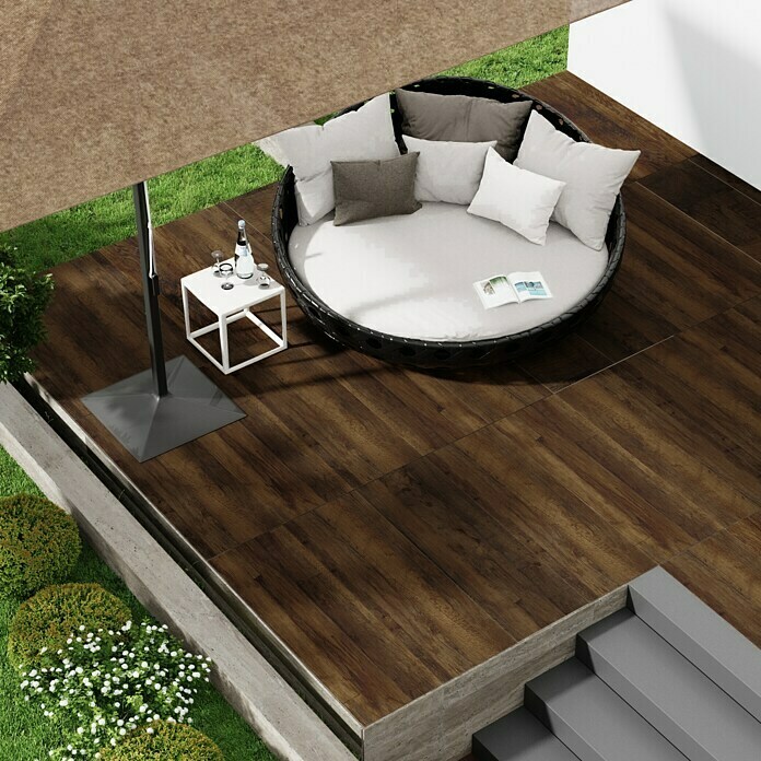 Esterno 20 T by Palazzo Terrassenfliese Harmonie40 x 120 x 2 cm, Zeder, Matt Mood Shot