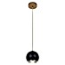 LED-Pendelleuchte rund Ball Wood 