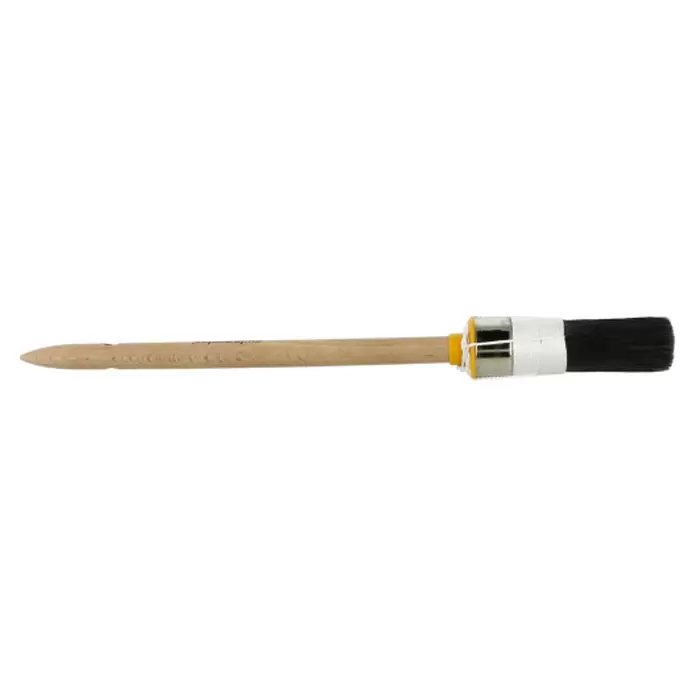 swingcolor Premium Ringpinsel Lack - Größe Pinsel: 4, All-in-one-Borsten, Naturholz