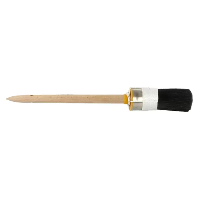 swingcolor Premium Ringpinsel Lack - Größe Pinsel: 8, All-in-one-Borsten, Naturholz