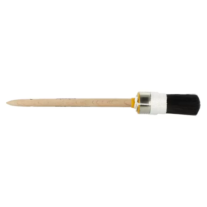 swingcolor Premium Ringpinsel Lack - Größe Pinsel: 6, All-in-one-Borsten, Naturholz