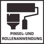 Pinsel- und Rollenanwendung