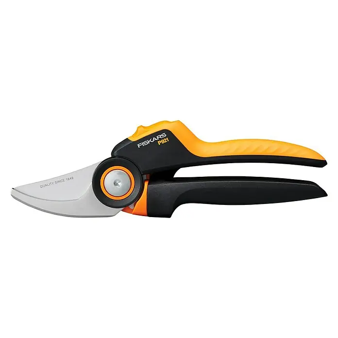 Fiskars X-series Gartenschere - Bypass, Max. Aststärke: 24 mm - Die Fiskars P921 Gartenschere: Präzises Schneiden für gesunde Pflanzen. Ergonomisches Design für komfortable Gartenarbeit, ideal für Rosen und Sträucher.