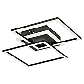 Reality Leuchten LED-Deckenleuchte Salida (25 W, L x B x H: 35,5 x 57,5 x 7,5 cm, Schwarz, Warmweiß) | BAUHAUS